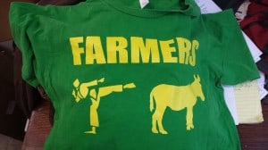 A great Farm Aid shirt, the radio promotion is over, but you can buy one and support a good cause at farmaid.org...