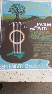 The Farm Aid 2014 Poster