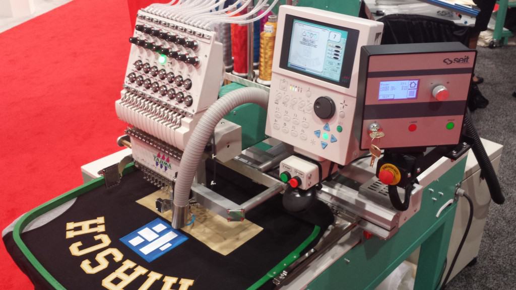 HIrsch's Single Head Embroidery Machine with Single Laser Attachment