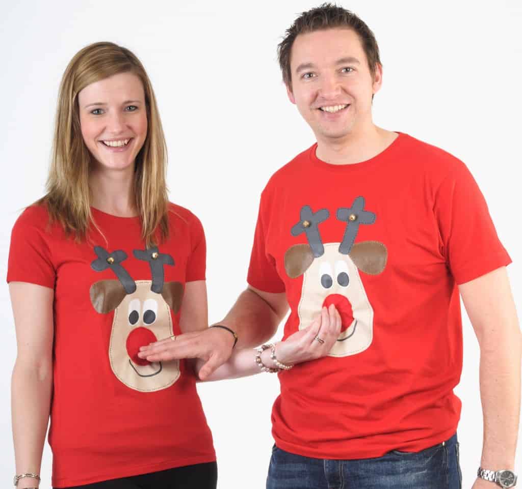 Matching_his_hers_Christmas_t_shirts