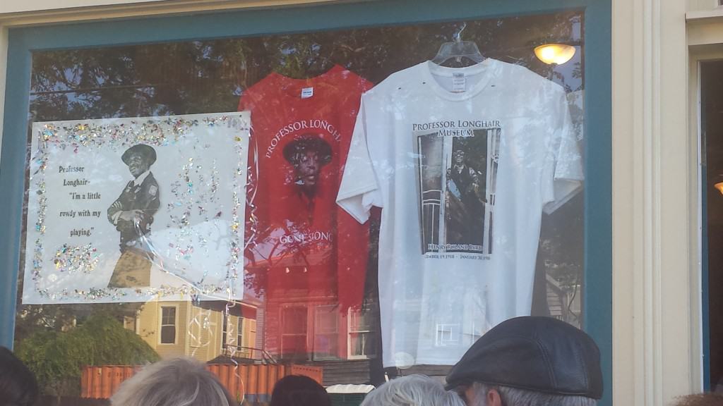 Shirts for sale at the Professor Longhair Museum